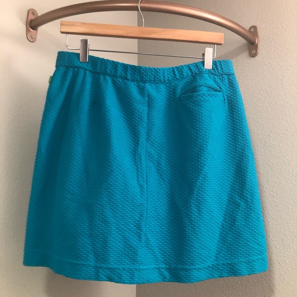 Tail Tech Performance Textured Skort Turquoise L - Picture 2 of 7